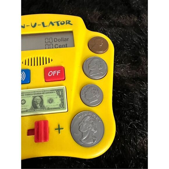Coin-U-Lator Coin Counting Calculator Game Electronic Educational Toy Kids VTG - Picture 6 of 6